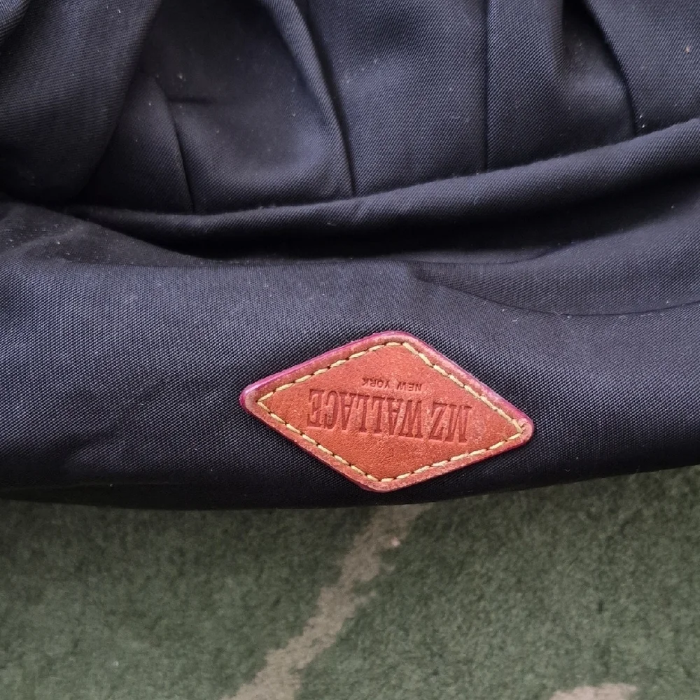MZ Wallace Black Baby Bag with Red Accents